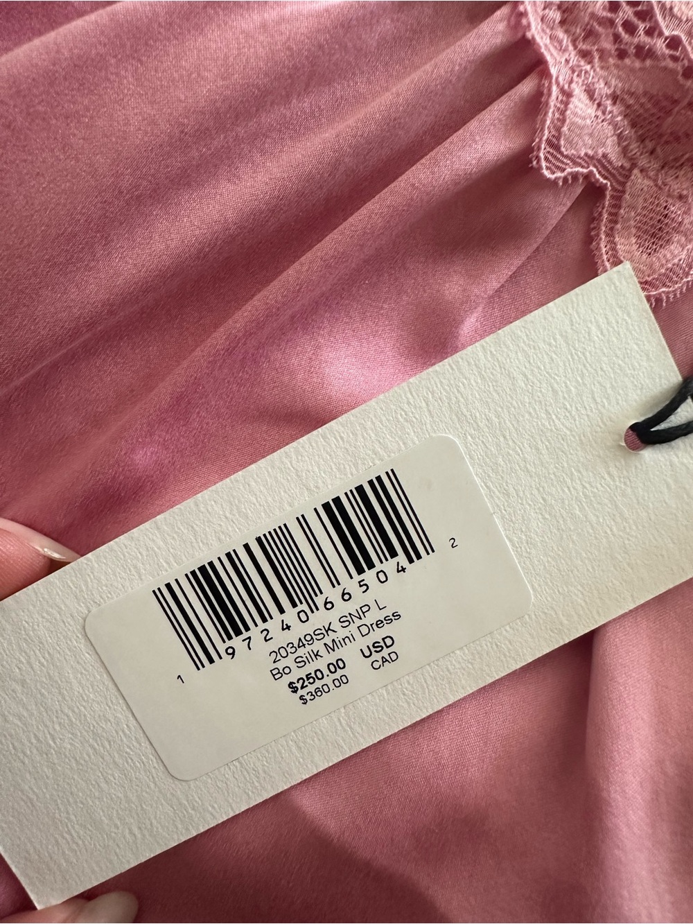 Frankie's Bikinis Bo Silk Babydoll Dress - Picture 5 of 7